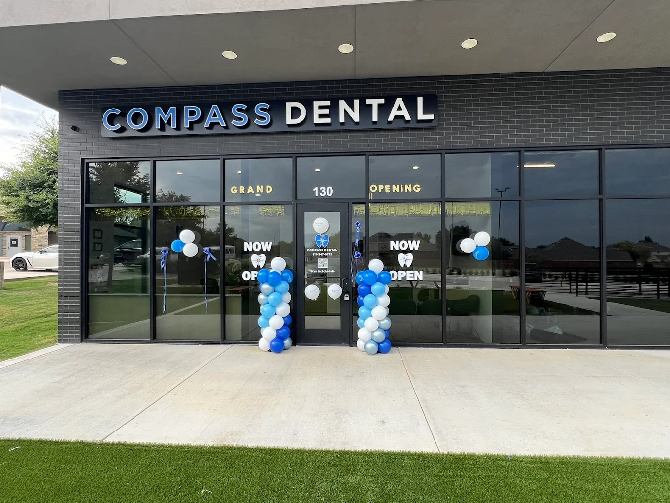 Compass Dental office exterior in Fort Worth and Keller